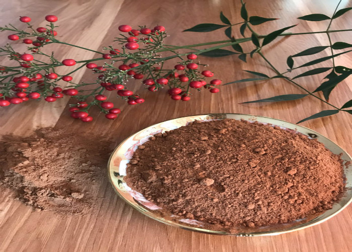 25Kg KOSHER AF01 پودر کاکائو قلیایی با قهوه ای مایل به قرمز تا قهوه ای تیره