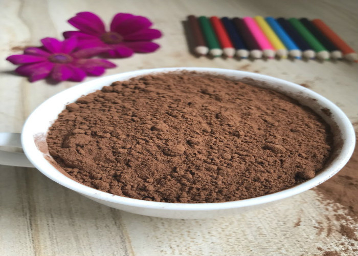 25Kg KOSHER AF01 پودر کاکائو قلیایی با قهوه ای مایل به قرمز تا قهوه ای تیره