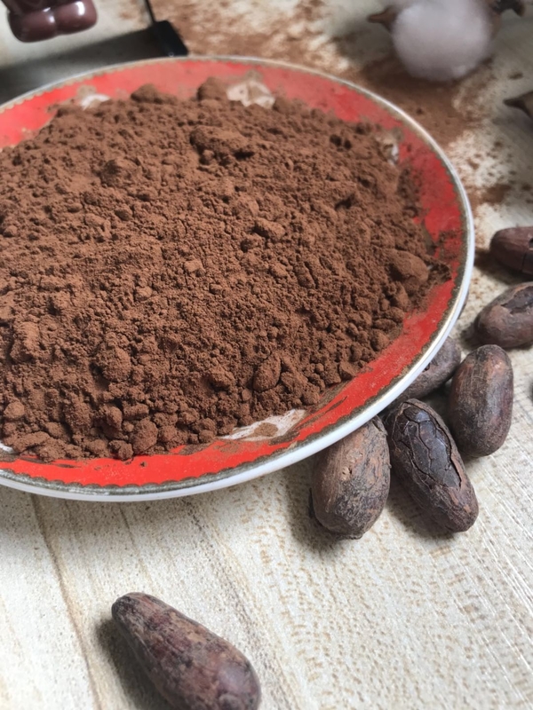 اولین بار 10-14٪ پودر کاکائو آلکالوز قهوه ای HALAL عطر و طعم کاکائو