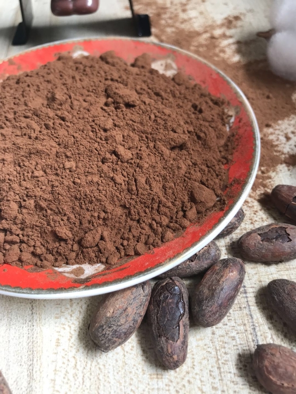 اولین بار 10-14٪ پودر کاکائو آلکالوز قهوه ای HALAL عطر و طعم کاکائو